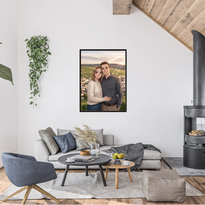 Anime AI Bild - Personalisierbares Poster