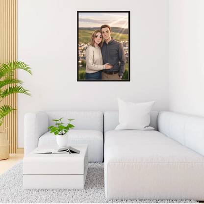 Anime AI Bild - Personalisierbares Poster