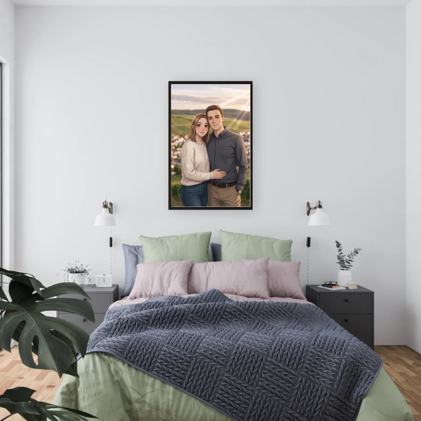 Anime AI Bild - Personalisierbares Poster