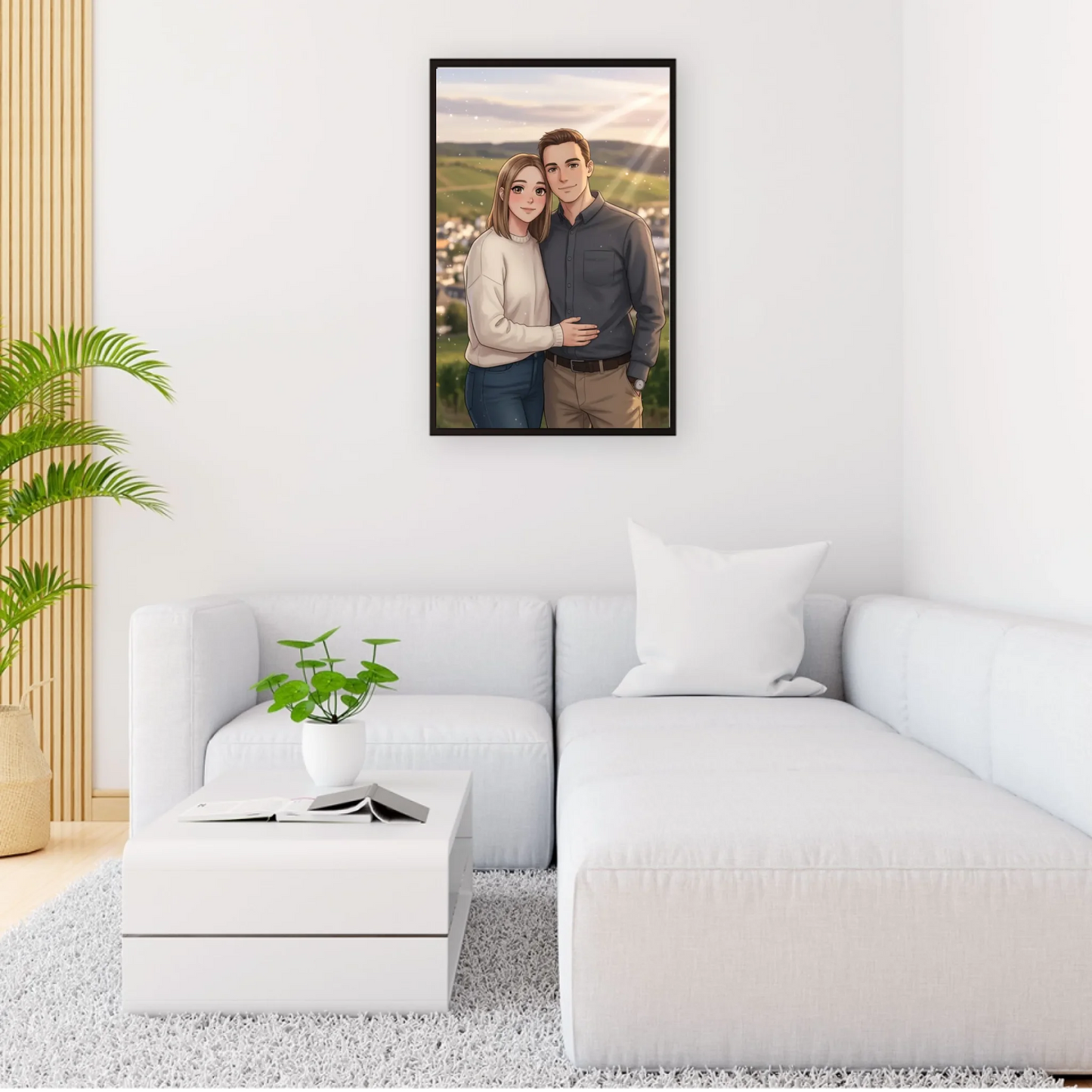 Anime AI Bild - Personalisierbares Poster