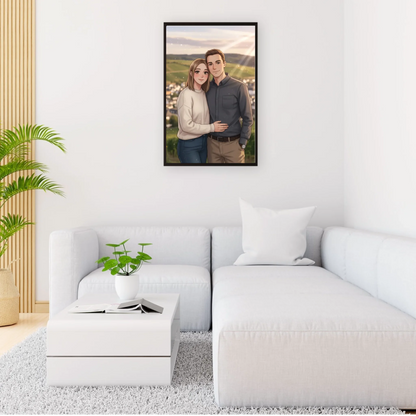 Anime AI Bild - Personalisierbares Poster