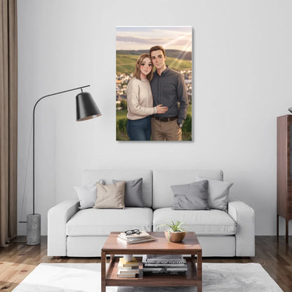 Anime AI Bild - Personalisierbares Poster