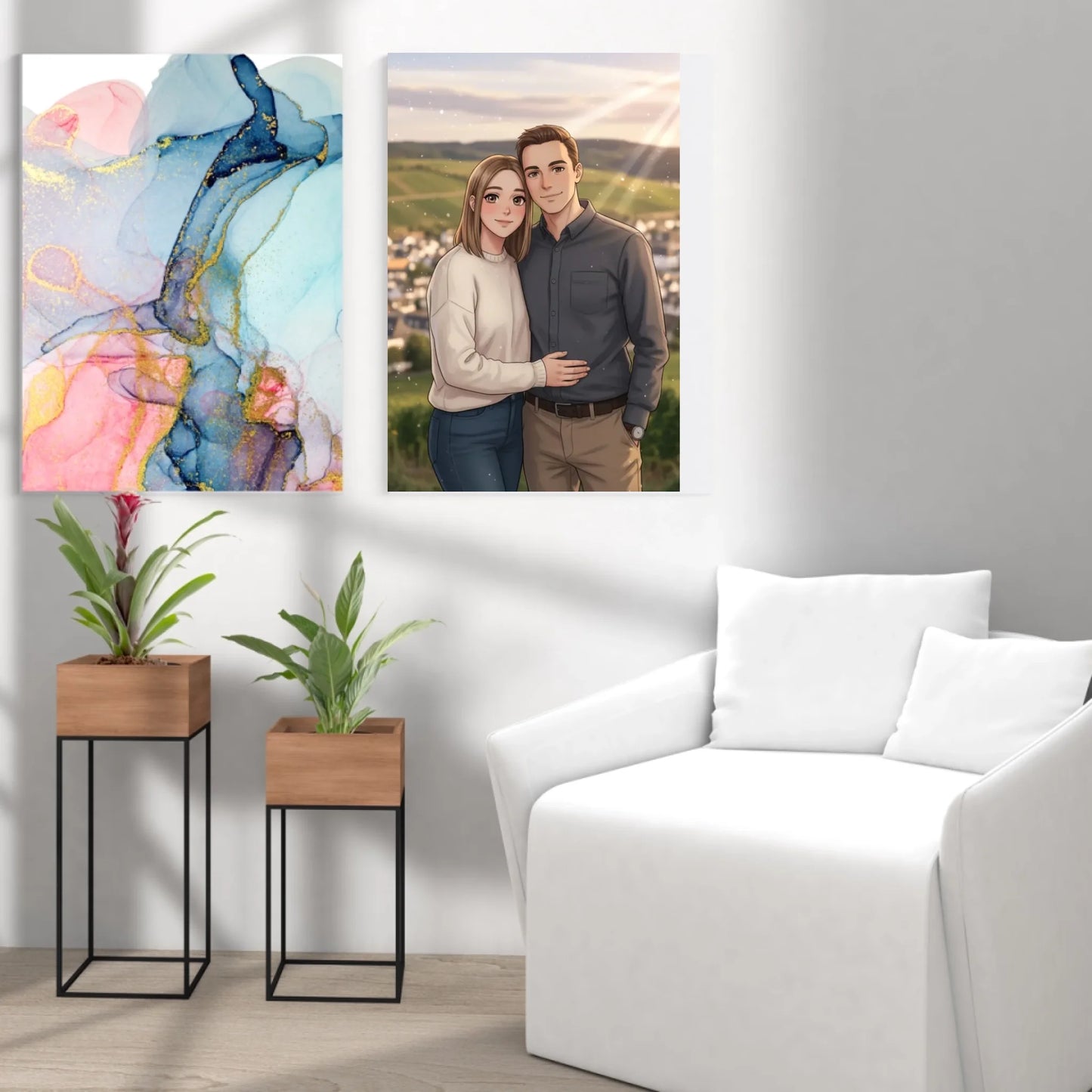 Anime AI Bild - Personalisierbares Poster