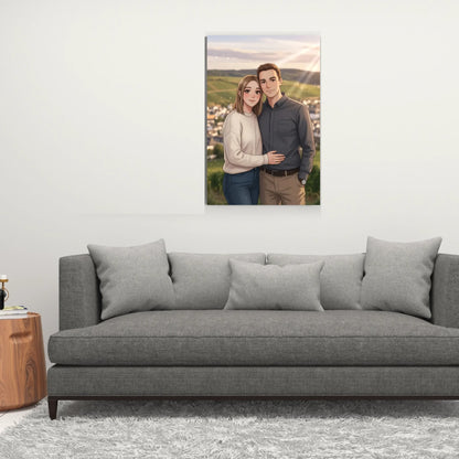 Anime AI Bild - Personalisierbares Poster